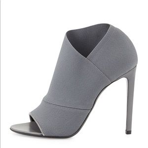 Balenciaga Stretch Open-Toe Bootie
